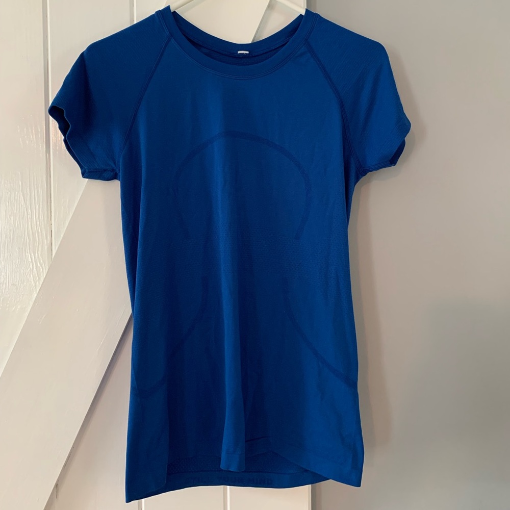 Lululemon Swiftly Tech Short Sleeve Blazer Blue Size 10